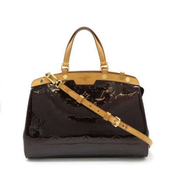 Louis Vuitton Vernis Blair MM Shoulder Bag patent calfskin Amarante - Picture 1 of 9